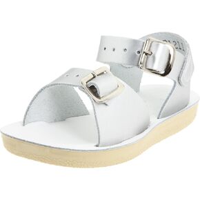Salt Water Sandals by Hoy Shoes Surfer Hook & Loop (Toddler/Little Kid) White 6 Toddler M
