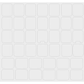 Blank Transparent Keyboard Stickers Label Decal Self-Adheisive for Computer Protect and Prevent Letter Wear