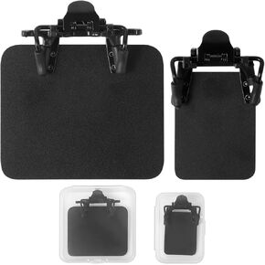 2 Pcs Shooting Glasses Blinders, Standard Trap Shooting Eye Patches, Adjustable Shooting Glass Shields with Storage Cases, Vertical & Horizontal Eye Masks for Competition Training