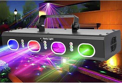 KisMee Stage Lights DJ Club Disco Party Lights Strobe Lights Sound Activated for Xmas Bar Halloween Decorations Karaoke Pub KTV Dance Gift Birthday Wedding in Saudi Arabia