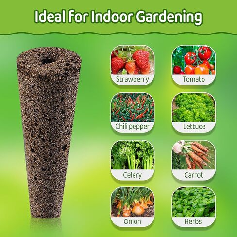 30 Pack Grow Sponges, Replacement Root Growth Sponges Seed Pods Compatible with AeroGarden, Seedling Starter Sponges Kit for Hydroponic Indoor Garden System in Saudi Arabia
