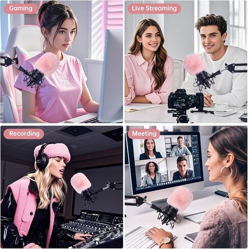 فلتر بوب/واقي رياح لميكروفونات Audio-Technica AT-2020 AT-2035 AT-2050 AT-2500 AT-4040، غطاء ميكروفون لتصفية الأصوات المزعجة والضوضاء الهسهسة in Kuwait
