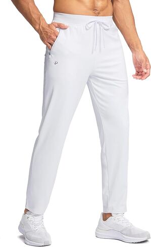 Pudolla Men's Lightweight Sweatpants with Pockets Ultra 4-Way Stretch Soft Joggers for Gym Workout Runing Athletic Pants in Kuwait