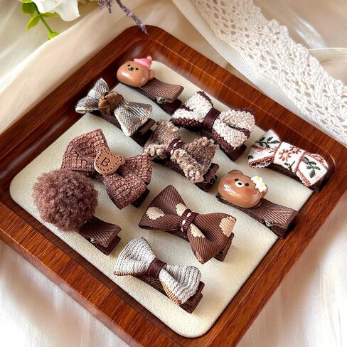 23Pcs Dog Hair Clips Small Dog Hair Bows Cute Pet Grooming Accessories Alligator Clips Stay In Hair Barrettes Flower Crown Hairpin Topknot Pet Headdress Dog Bowknot for Yorkie Puppy Maltese Girls Dogs in Saudi Arabia