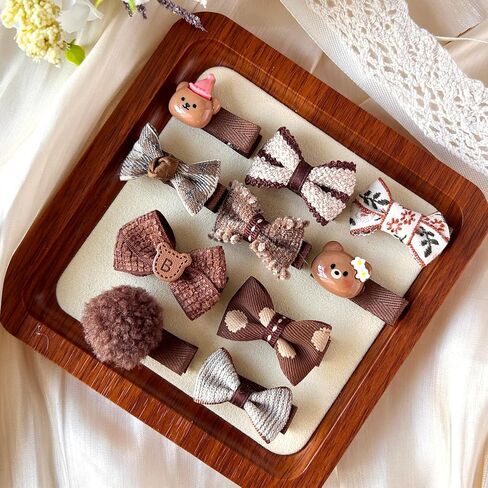 23Pcs Dog Hair Clips Small Dog Hair Bows Cute Pet Grooming Accessories Alligator Clips Stay In Hair Barrettes Flower Crown Hairpin Topknot Pet Headdress Dog Bowknot for Yorkie Puppy Maltese Girls Dogs in Saudi Arabia