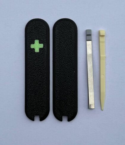 Replacement Covers For Victorinox Scales 58mm Plastic Handles With Tweezers And Toothpick Glowing Cross (Red) in Saudi Arabia