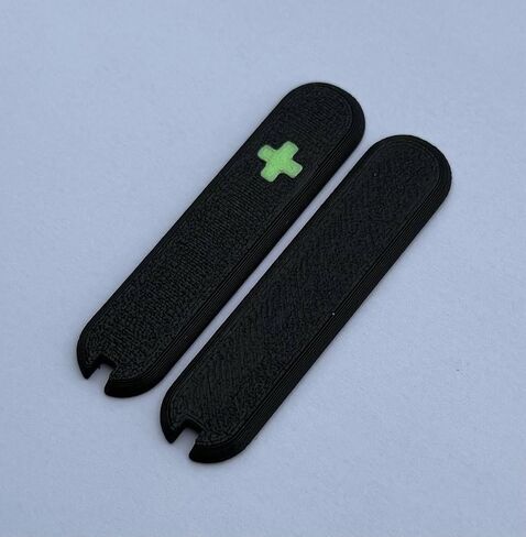 Replacement Covers For Victorinox Scales 58mm Plastic Handles With Tweezers And Toothpick Glowing Cross (Red) in Saudi Arabia