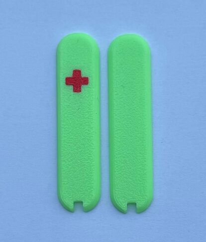 Replacement Covers For Victorinox Scales 58mm Plastic Handles With Tweezers And Toothpick Glowing Cross (Red) in Saudi Arabia