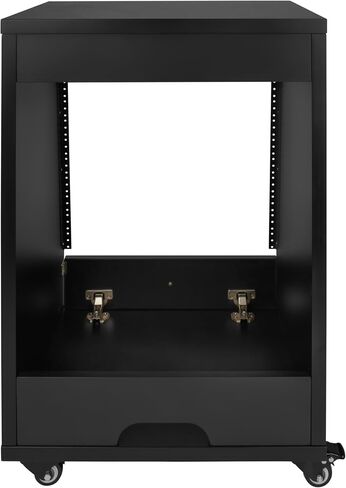 Gator Frameworks Elite Furniture Series 12U رف استوديو بزاوية مع عجلات قفل؛ طلاء أسود قياسي (GFW-ELITESTUDIORK12-BLK) in Kuwait