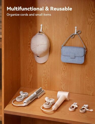 12PCS Silicone Magnetic Cable Ties with Magnet for Bundling & Organizing,JOYROOM Elastic Reusable Cord Ties Adjustable bundled Size with11 Buckle hole,Cable Organizer Management for Home,Office(Black) in Kuwait