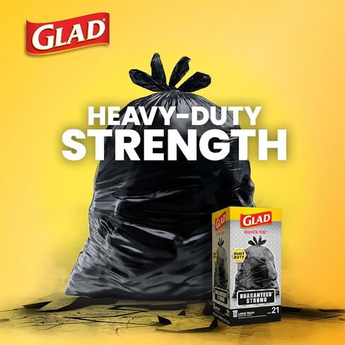 Glad Extra Large Drawstring Lawn and Leaf Bags, 39 Gallon, 30 Count in Saudi Arabia