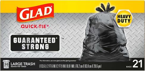 Glad Extra Large Drawstring Lawn and Leaf Bags, 39 Gallon, 30 Count in Saudi Arabia