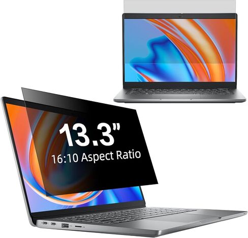 LUSA DESIGN Laptop Privacy Screen 14 Inch,16:10 Aspect Removable Anti Glare Blue Light Filter Protector, 14 in Laptop Privacy Screen Shield for laptop in Saudi Arabia