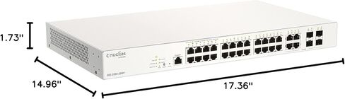 D-Link 10-Port PoE+ Switch Gigabit Ethernet Nuclias Cloud-Managed, 8 x PoE (130 Watt) & 2 x Gigabit Combo Ports (DBS-2000-10MP) in Saudi Arabia