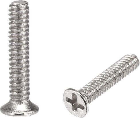 uxcell M1.2 x 5mm Phillips Screw Fastener Silver Tone for Laptop PC TV Fan Switch 500pcs in Saudi Arabia