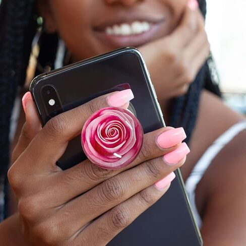 Transparent Magnetic Phone Grip and Collapsible Stand, Universal Expanding Phone Holder Compatible with All Smartphones and Tablets in Saudi Arabia