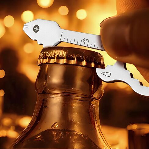 Father's Day Gifts from Wife Daughter Son for Dad, Keychain Multi-tool 12 in 1 Pocket EDC Tools, Funny Papa Grandpa Fathers Day Gift Key Ring, Anniversary Birthday Gifts for Men Women (Guitar) in Kuwait