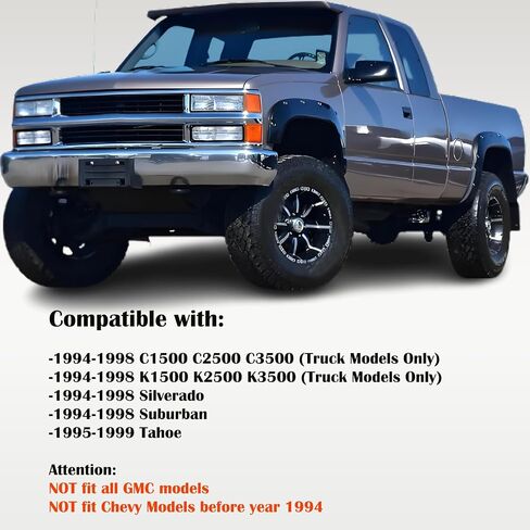 قطعتان من مجموعة المصابيح الأمامية البديلة لـ 1988-2002 Chevy GMC C/K 1500 2500 3500 سوبربان، 1992-1999 بليزر، 1995-2000 مصباح أمامي هالوجين تاهو، استبدال #GM2502101 GM2503101 in Kuwait