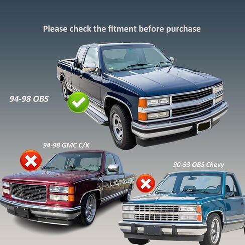 قطعتان من مجموعة المصابيح الأمامية البديلة لـ 1988-2002 Chevy GMC C/K 1500 2500 3500 سوبربان، 1992-1999 بليزر، 1995-2000 مصباح أمامي هالوجين تاهو، استبدال #GM2502101 GM2503101 in Kuwait