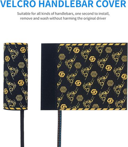 Motorcycle Heated Grip Covers Pad 12V Handlebar Heater, 7/8 Heated Grips for ATV Motorcycle Hand Grip Heater Warmers, 3 Temperature Settings, IP67 Waterproof in Kuwait