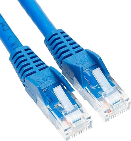 Tripp Lite Cat6 Gigabit snagless مصبوب كابل التصحيح (RJ45 م/م)-الأزرق ، 10 أقدام (N201-010-Bl) in Kuwait