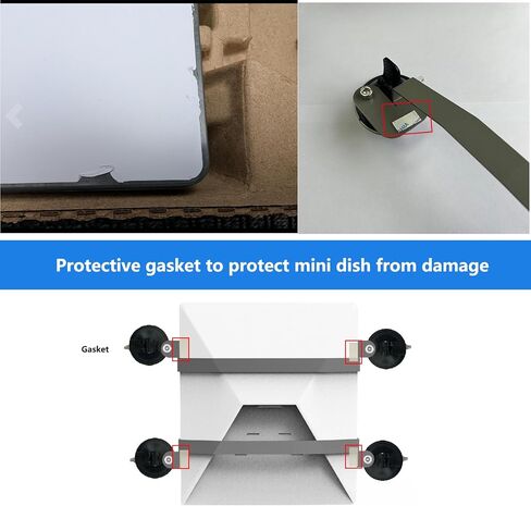 Starlink Mini Car Window Mount - Alloy Steel Mounting Kit for Car Windows and Sunroof,Starlink Mini Car Mount - Ensures Stable Satellite Signal While Driving in Saudi Arabia