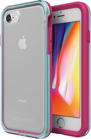 OtterBox LifeProof SLAM SERIES Case for iPhone SE (3rd and 2nd gen) and iPhone 8/7 - Retail Packaging - NIGHT FLASH (CLEAR/LIME/BLACK) in Saudi Arabia
