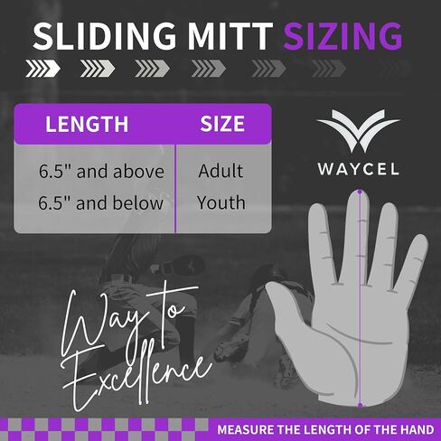 Sliding Mitts - Baseball Sliding Mitt for Youth - Ice Cream Sliding Mitt Baseball - Softball in Kuwait