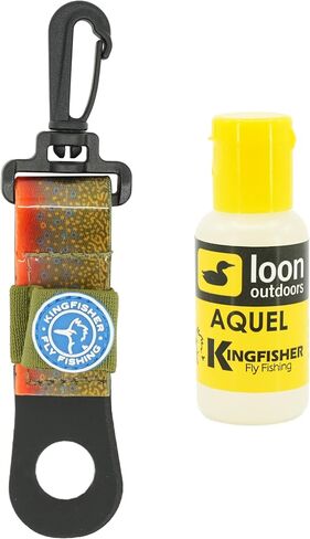 لون في الهواء الطلق Aquel Dry Fly Floatant مع حامل Kingfisher العائم in Saudi Arabia