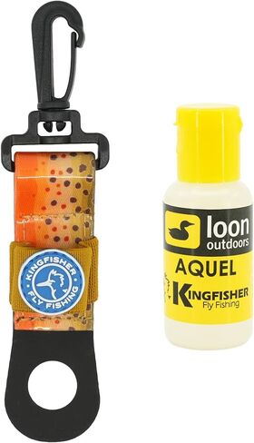 لون في الهواء الطلق Aquel Dry Fly Floatant مع حامل Kingfisher العائم in Saudi Arabia