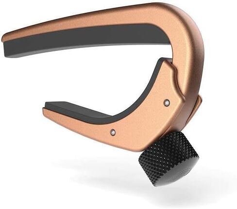 D'Addario Guitar Capo for Acoustic and Electric Guitar - Pro Capo - Adjustable Tension - Guitar Accessories - Works for 6 String and 12 String Guitars - Classical Guitar - Black in Saudi Arabia