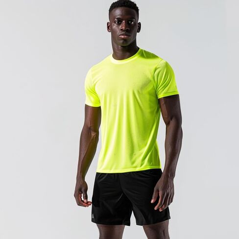 5 Pack Mens Short Sleeve Shirts Quick Dry Moisture Wicking Athletic Running Gym Workout Casual Basic Tee Shirt in Saudi Arabia