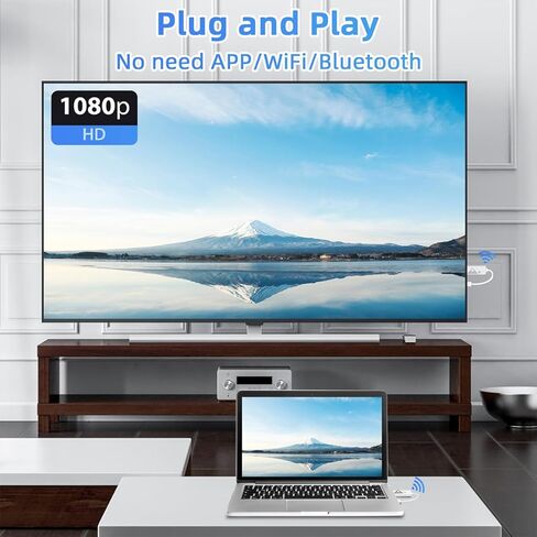 جهاز إرسال واستقبال HDMI لاسلكي 100 قدم/30 متر، فك تشفير 4K 1080P مخرج HDMI لاسلكي صغير 2.4G/5G توصيل وتشغيل HDMI لاسلكي محمول لبث الفيديو والصوت للشاشة من الكمبيوتر المحمول/صندوق التلفزيون in Kuwait