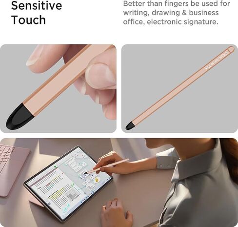 miimall for samsung galaxy z lold 5 s pen متوافق مع Galaxy Z Fold 6/ fold 5 s pen edition ، [tip silicone tip] [touch touch] [لا يوجد شحن] ، قلم القلم القلمي النحيف لـ Galaxy z 5/ lold 6 ، الوردي in Kuwait