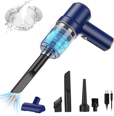 Mini Vacuum Cleaner, Handheld Vacuum Cordless Rechargeable, Portable Car Vacuum with Brushless Motor, 12000Pa High Power 3 in 1 Sucking & Blowing Small Vacuum Desk Vacuum for Car, Home, Office in Saudi Arabia