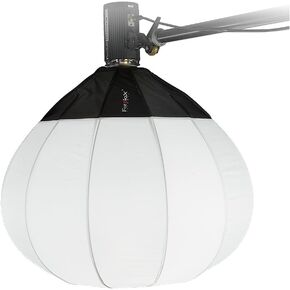 Fotodiox Lantern Softbox 20in (50cm) Globe - Collapsible Globe Softbox with Multiblitz V Speedring for Multiblitz V, Varilux, and Compatible