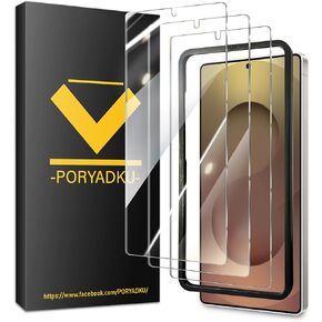 XDesign 3 Pack Packged Glass for Samsung Galaxy S25 Ultra Screen Protector ، Easy Forting ، Anti-Scratch ، Photeprint Unlock مع S25 Ultra 5G 9H Glass Screen