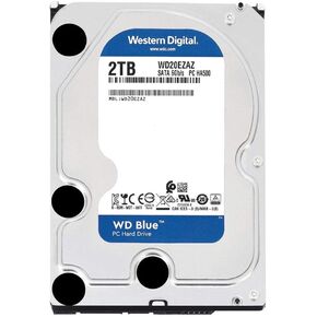WD WD20EZAZ Blue 2TB 5400RPM Class SATAIII 256MB 3.5" Desktop Hard Drive