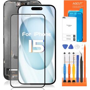 INCELL for iPhone 15 Screen Replacement for iPhone 15 LCD Display A3090 A2846 A3089 A3092 LCD Digitizer Touch Screen Assembly Repair Part