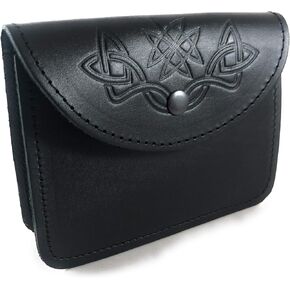 Supplies, Original Leather Embossed Belt Pouch, Highland Bag Piper, Kilt Belt Sporran/Pouch.