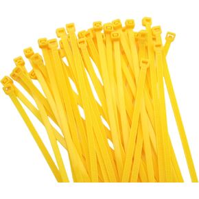 50pcs Blue Cable Ties 10inch, 0.19 wide zip ties-heavy duty, Durable Outdoor Wire Ties with 50lbs Tensile Strength, Nylon Material, UV Resistant, for Home, Fence, Gardening