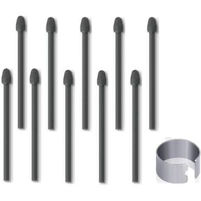 10PCS Marker Tips for Remarkable 2 Pen, Durable Pen Tips Compatible with Remarkable 1/2 Stylus Pen,Marker Plus Pen, Marker Pen Nibs with Tool&Storage Box (10 * 2B Tips Black)