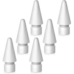 Stylus Pen Apple iPad Pencil - 6 Pack for Apple Pencil 2nd Generation Tips,Upgraded Replacement Pencil Nibs for Apple Pencil Tips and Apple Pencil 1st Generation