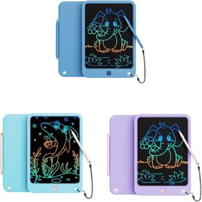 LCD Writing Tablet 10 Inch(Navy+Purple+Lake Blue)