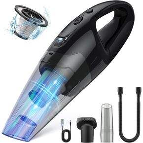 IMINSO Handheld Vacuum Cordless Car Vacuum with 9000PA, Lightweight Rechargeable Hand Vacuum Cordless with LED, Portable Mini Vacuum,Held Vacuum Cleaner for Car/Home