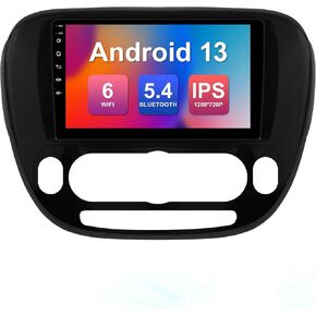 2+32G 9-inch Android 13 Car Stereo for Kia Soul 2014-2019 IPS Touchscreen Screen Car Radio with Carplay & Android Auto Support Backup Camera GPS FM Navi BT SWC