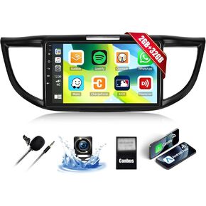 2G+32G Car Radio Stereo for Honda CRV 2012 2013 2014 2015 2016 with Wireless CarPlay Android Auto 9" Android 13 Radio Touch Screen Car Stereo with Bluetooth GPS Navigation WiFi Backup Camera