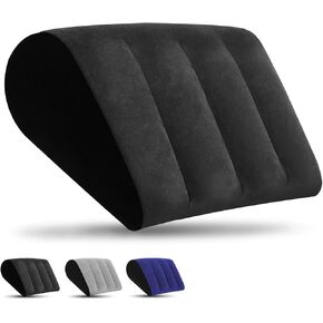 Inflatable Wedge Pillow Camping Cushions – Portable Folding Body Positioners Lightweight Wedge Pillow,Cushion for Yoga,Sleeping,Travel,Reading Lumbar Cushion for Back Pain and Pressure Relief