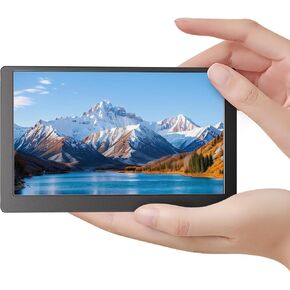 5 Inch Monitor Screen Display, IPS Small Hdmi Monitor, 800x480 Mini LCD Screen Portable Display Monitor, HDMI-Compatible Module for Raspberry pi 3/3B/3B+/4/4B Orange pi Banana pi Mini PC