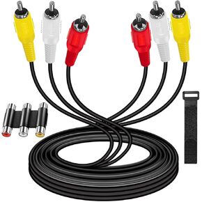2PCS RCA Cables 3 RCA Cable Audio Mosted Mosted AV Mal in Kuwait